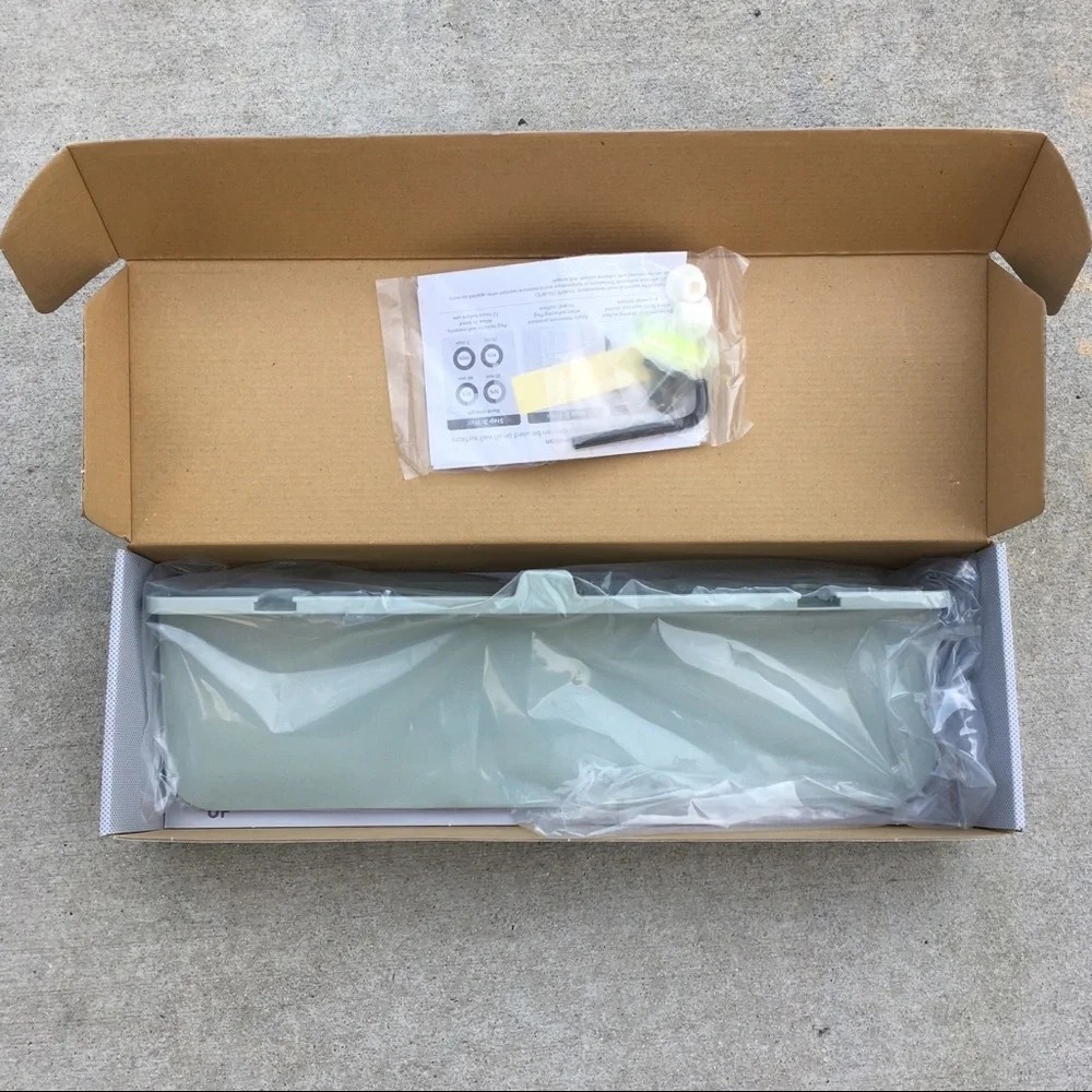 NWB! Minimalist Floating Shelf - Light Olive Green